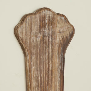 Decoración de pared con cuchara y tenedor de madera y metal (set 2 piezas)