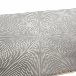 Mesa de consola aluminio decoración Glam